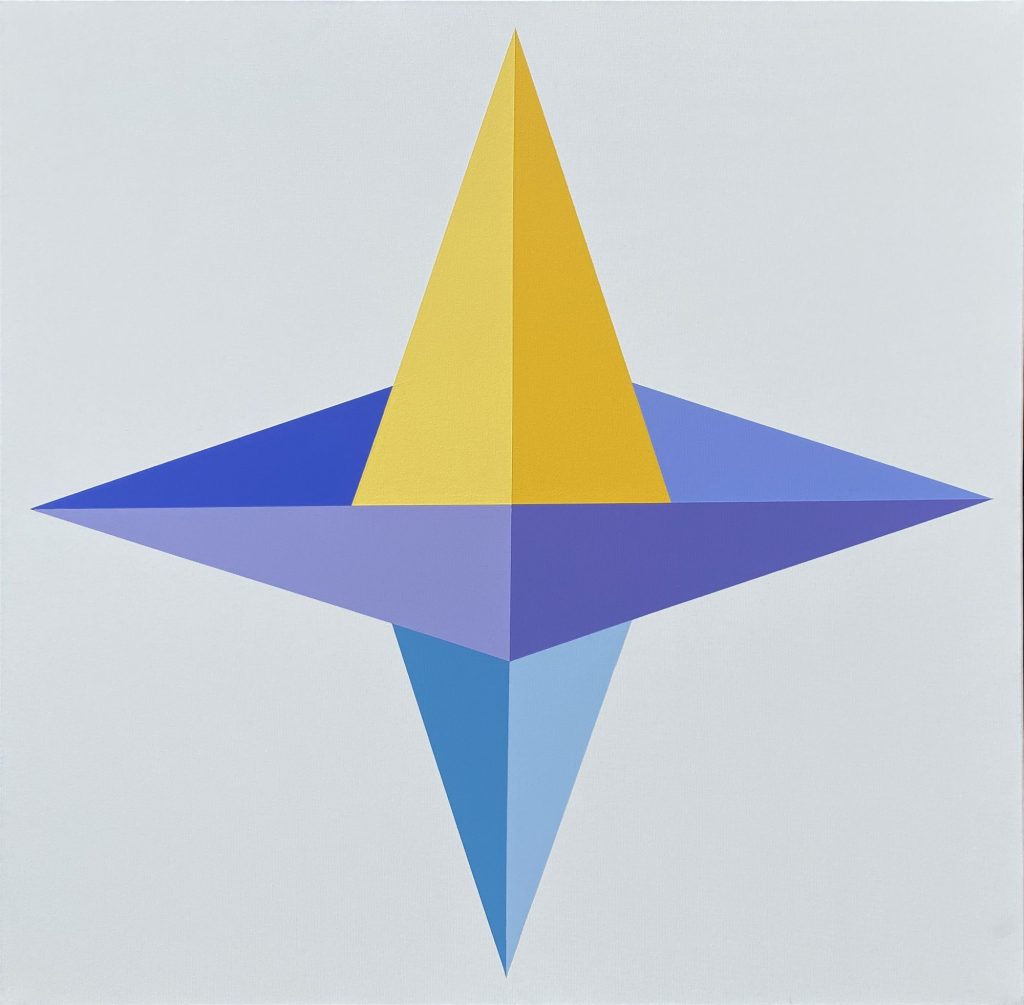 Don´t tuch II&nbsp;2025 akryl 80x80cm