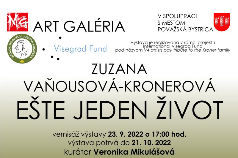 Zuzana Vanousova Kronerova MG Art Galeria